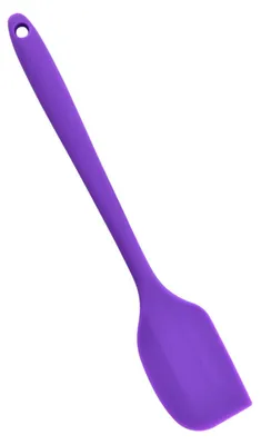Produktbild von Silikonspatel, lebensmittelecht, hochhitzebeständig, antihaftbeschichtet, Küchenutensilien, Kochgeschirr zum Kochen, Backen, Lila