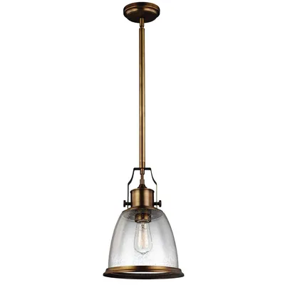 Produktbild von Elstead Hobson Hängeleuchte E27 36cm Gealtertes Messing