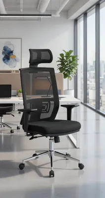 Produktbild von Moderne Bürostühle mit ergonomischer Rückenlehne für den Arbeitsplatz