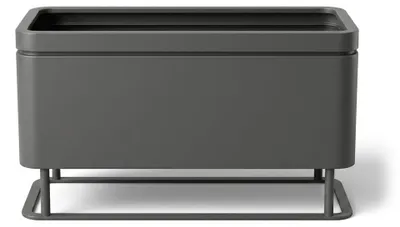 Produktbild von Provencelia GRANDOSIA Pflanzkübel eckig XXL, Metall, wetterfest, Anthrazit, 90 x 40 x H50 cm, 180 l