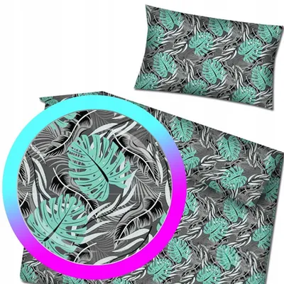 Produktbild von Designpremium Kinder Bettwäsche 100x135 cm Blätter