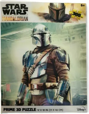 Image de Le puzzle lenticulaire Mandalorien Mando et Grogu 200 pièces