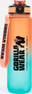 Produktbild von Gorilla Wear Gradient Wasserflasche - 1000 ml - Grün/Orange