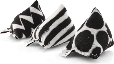 Produktbild von CanadianCat C11330, Katze, Katzenminze, Schwarz, Weiß, Baumwolle, 60 mm, 60 mm
