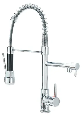 Obrázek produktu pro Vodovodní baterie, výsuvná sprška, flexibilní design, chrom