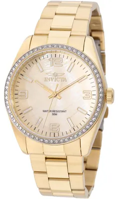 Zdjęcie produktu dla Invicta Specialty 50132 Zegarek Damski - Mechanizm Kwarcowy - Stal Nierdzewna z Perłową Tarcza - 38 mm