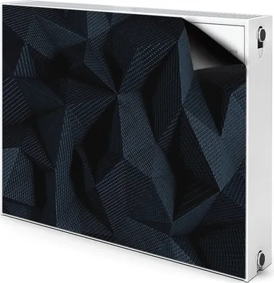 Obrázek produktu pro Magnetický kryt radiátoru kryt radiátoru 80x60 cm - Geometrický, grafika, 3D