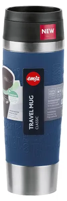 Obrázok produktu pre EMSA Izolovaný hrnček Cestovný hrnček Classic 0,5 l tmavomodrý