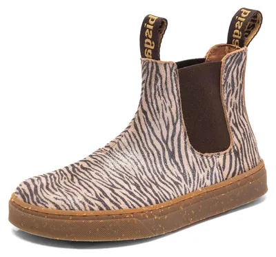 Productafbeelding van Bisgaard Barefoot Ene Lamb Fashion Laars, Zebra Glitter, maat 26 EU, wijde pasvorm