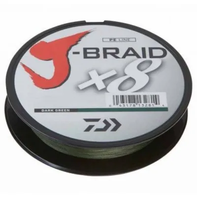 Obrázek produktu pro Vlasec Daiwa J-Braid (tmavě zelený) Ø mm: 0,10; nosnost kg: 6,0; délka m: 150