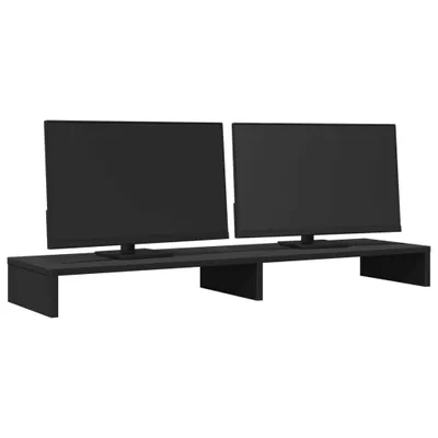 Produktbild von Cloris DesignMöbel Computertische - Schwarz Monitorständer Schwarz 100x27x10cm Holzwerkstoff Schlichtes2824045
