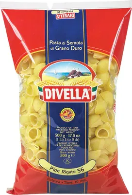 Produktbild von Rohr Rigate 56 Schalennudeln 500g - Divella