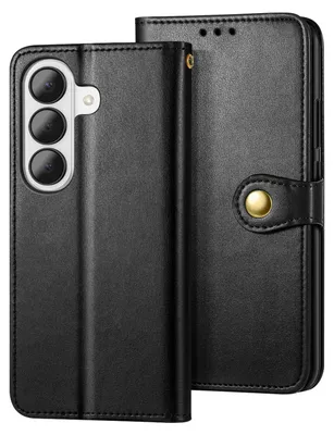 Obrázek produktu pro Avizar, pouzdro typu wallet s magnetickým uzávěrem a poutkem pro Samsung Galaxy S26, černé