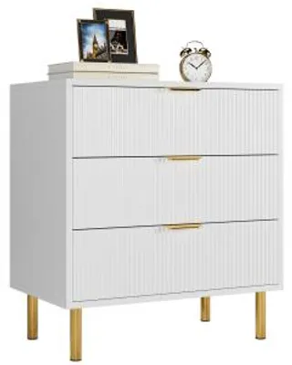 Produktbild von Beistelltisch, Couchtisch, weiß, aus hochwertigem Holzwerkstoff / Metall