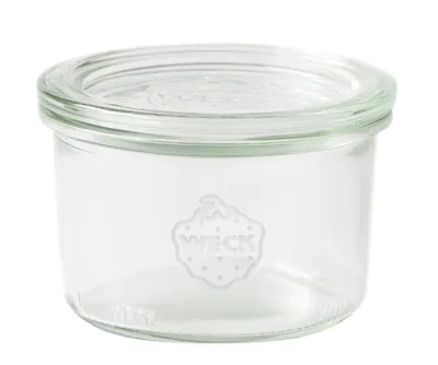 Produktbild von Weck Einkochgläser 200ml 12 Stk Rundrand Sturzform Einweckgläser Dessertgläser