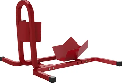 Produktbild von Motorradständer für 17-21", 430-530 mm Vorderrad, einstellbar, aus Metall Rot