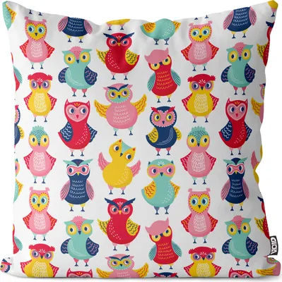 Produktbild von VOID Eulen Party Kissenbezug Kissenhülle Sofakissen Kissen Deko Outdoor-Kissen Dekokissen