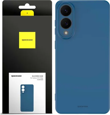 Zdjęcie produktu dla Silikonowe etui SPACECASE Silicone Case do Galaxy S25 Edge Niebieski