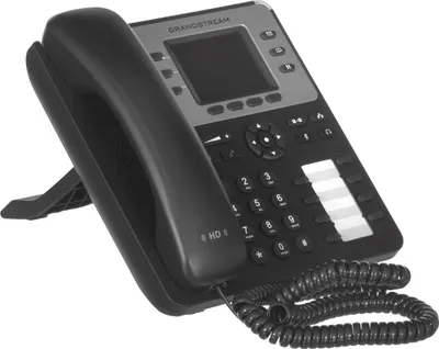 Zdjęcie produktu dla Grandstream Networks GXP-2130, IP Phone, Czarny, Zestaw słuchawkowy przewodowy, 3 linii, 2000 wejścia, TFT