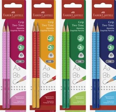Immagine prodotto di FABER-CASTELL Bleistift Grip 2001 Two Tone HB 2x BK