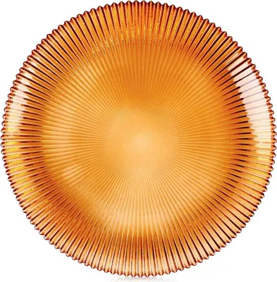 Obrázek produktu pro Dezertní talíř z jantarového skla 21 cm