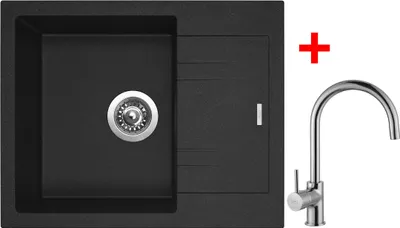 Obrázek produktu pro Sinks LINEA 600 Granblack + Vitalia