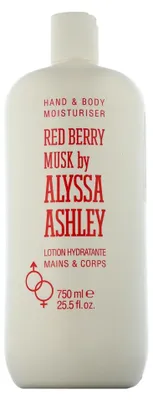 Produktbild von Alyssa Ashley Red Berry Musk Hand & Body Lotion (750 ml)