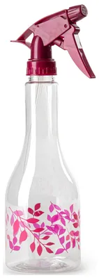 Produktbild von Pflanzenspruhflasche mit einem Fassungsvermogen von 500 ml - transparent - roter Spruhkopf
