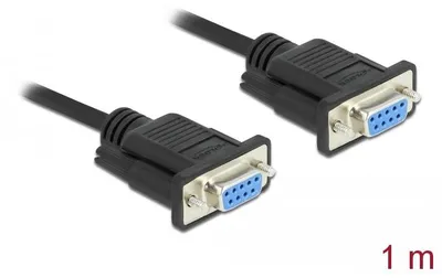 Immagine prodotto di Delock 86608 DELOCK Seriell Kabel RS-232 D-Sub9 Bu>Bu Nullmodem 1.0m