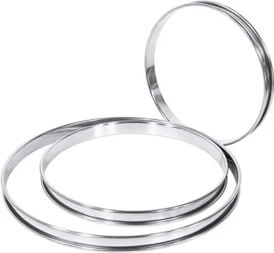 Produktbild von Tortenbodenring, Tortenring, flach, Edelstahl 18/10, 8-32 cm Ø : 10 cm Variante: 10 cm