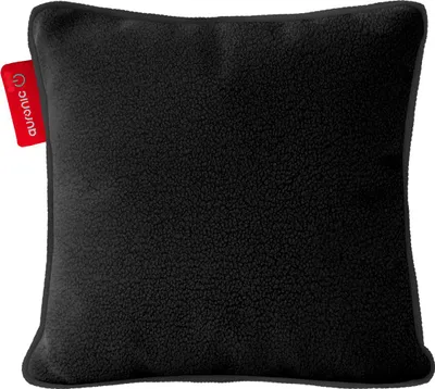 Produktbild von Auronic Wärmekissen - Sherpa Fleece - 45x45 - Kabellos - Aufladbar - Elektrisches Kissen - Infrarot - Anthrazit