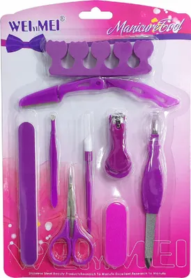 Produktbild von Maniküre-Set Trimmer Schere Feile Pinzette Nagelknipser Feilenset
