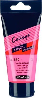 Produktbild von Schmincke College Linol Neonorange 75ml 39850013 Linoldruck Farbe