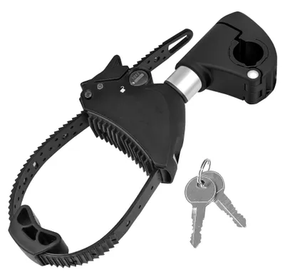 Produktbild von EUFAB Strap Rahmenhalter Fahrrad kurz 12cm Ø 25 + 30 mm