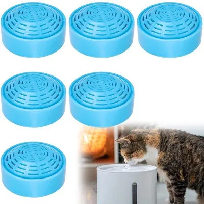 Produktbild von Katzenbrunnenfilter, 6 Stück - Filter für Trinkbrunnen für Katzen
