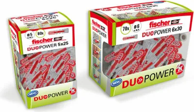 Image de Fischer Duopower 10x50 Cheville Universelle Bi-matière - Fischer
