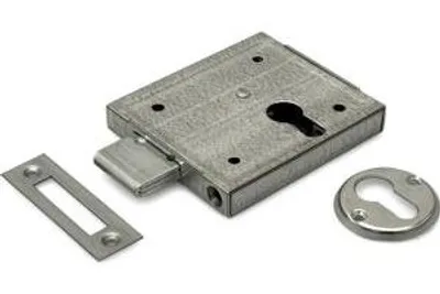 Immagine prodotto di Serratura per cancello da giardino a cilindro 100 x 87 mm - Per pezzo