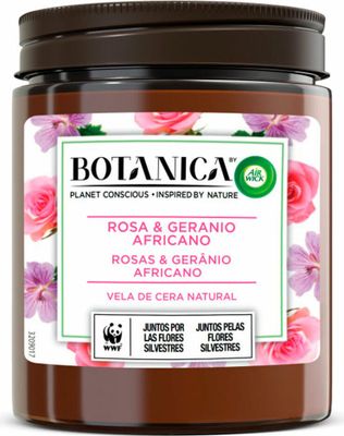 Vonná svíčka Air Wick Botanica Geranium Roses 205 g