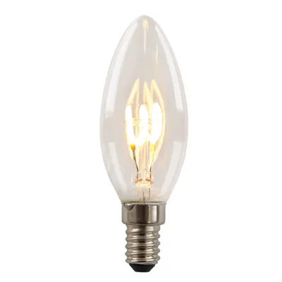 Produktbild von Olucia - TUELO - LED-Kerzenlampe - 2W - 2700K - Dimmbar - Transparent