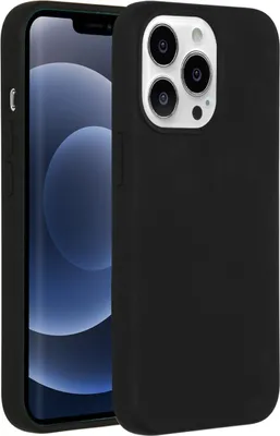 Immagine prodotto di Custodia in silicone liquido Accezz per iPhone 13 Pro - Nero