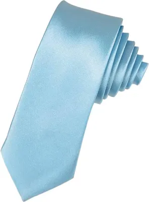 Produktbild von Jumada's - Krawatte - Glänzend - Satin/Seide - Festliche Anlässe - Hellblau