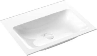 Produktbild von EMCO Emco Gäste-Waschtisch ASIS 611x475mm, weiß ohne Hahnloch
