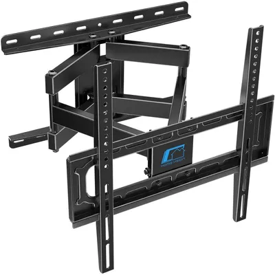 Image de Support TV mural pivotant et inclinable pour téléviseurs 26-65 pouces VESA 400x400mm jusqu'à 60KG