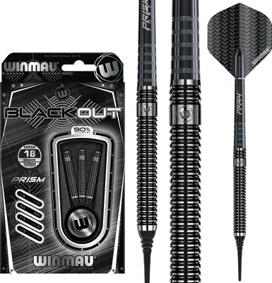 Produktbild von Winmau 2061-20, Dart-Zubehör-Set, Schwarz, Tungsten, Erwachsener, 485 mm, 6,4 mm
