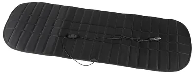 Image de Ikodm : Siège chauffant pour voiture, 12V, 47x126cm, pour siège arrière, puissance 20/25W, température 35/65°C, réglage LO/HI, avec câble de 1,3m, couleur noire, pour voitures