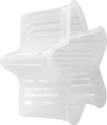 Produktbild von Käseform Stern aus Kunststoff 69x69x35mm für ca. 30g Käse, spülmaschinengeeignet BPA-frei