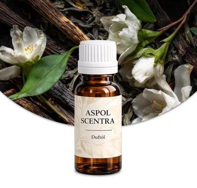 Produktbild von Aspol Scentra Tabak und Vanille UFIREADY Duftöl für Kerzen und Diffusoren 10 ml, KI-generiertes Bild