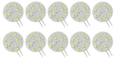 Produktbild von Spectrum G4 LED Stecklampe 2W 230lm 6000K Kaltweiß 12V 10 Stück