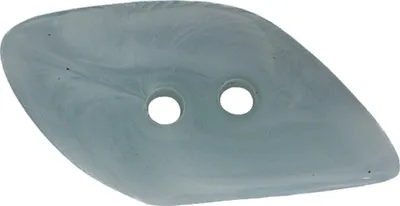 Produktbild von Blauer Kunststoffknopf 16x32 mm mit Eigenschaften für sicheren Halt und leichte Verarbeitung