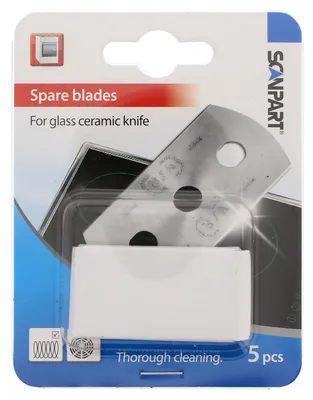 Produktbild von Ersatzklingen Glaskeramikschaber 5 Stück